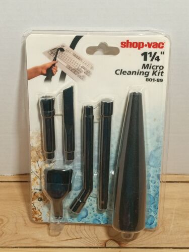 801-89 Micro Cleaning Kit 1-1/4" Attachments For All Shop-Vac wet/dry vacs, NEW - Picture 1 of 18