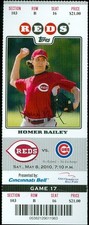 2010 Reds vs Cubs Ticket: Joey Votto HR/Ryan Hanigan added his first grand slam