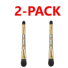 2-PACK / DG Believe Beauty DUAL-ENDED FLAT FRONT FOUNDATION & CONCEALER BRUSHES