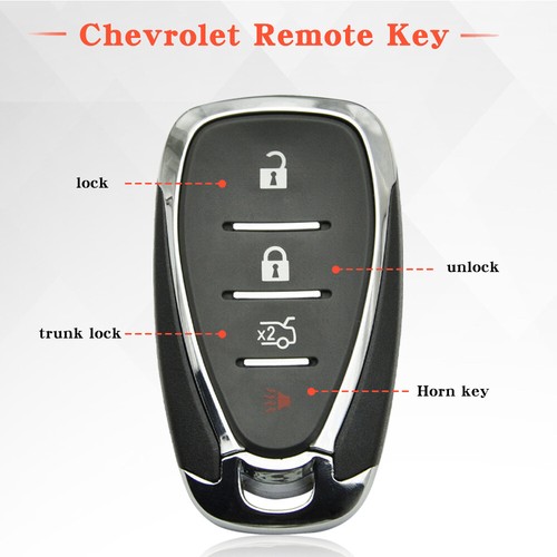 Para 2016 2017 2018 2019 2019 Chevy Cruze Camaro Malibu coche llavero remoto inteligente - Imagen 5 de 13