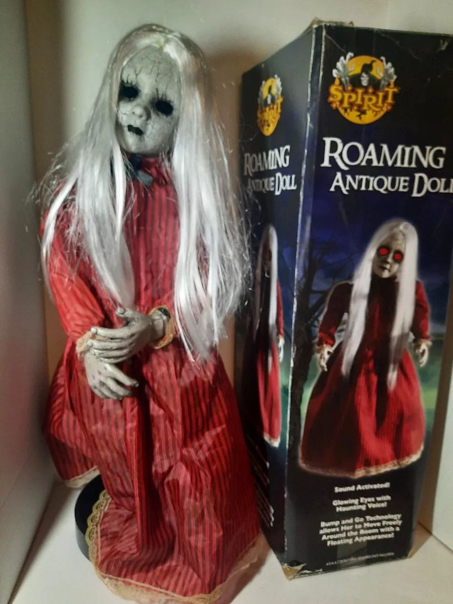 Spirit halloween cheap roaming antique doll