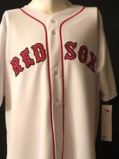 Boston Red Sox #1 Authentic White Home Jersey with 1903 World Series Patch