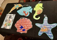 Wall Sign Beach House Game Room Nautical Decor Lot 6