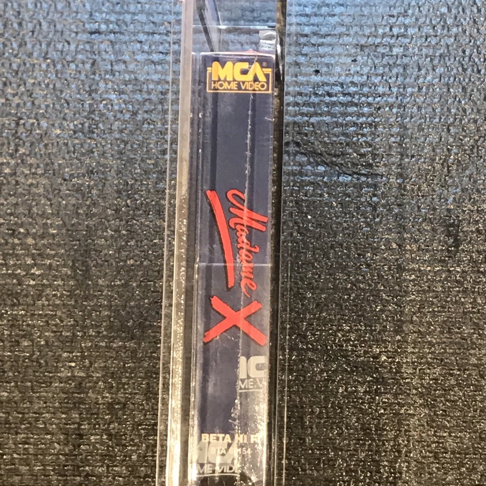 1985 Madame X Betamax Early Seal NOT VHS Movie Sealed Graded NEW MCA cult noir - Image 4 of 4