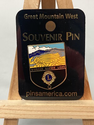 Bingham Canyon Lions Souvenir Pin Great Mountain West
