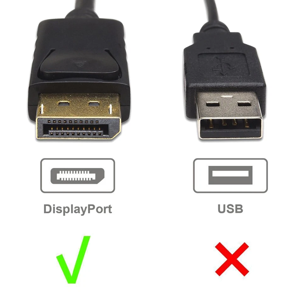 Displayport to HDMI Cable 6FT Male to Male Cord Converter for PCs to HDTV, Monit - Image 4 of 4