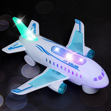 Interactive Electric Airplane Toy with Lights & Sounds | Educational 3+ Kids Toy