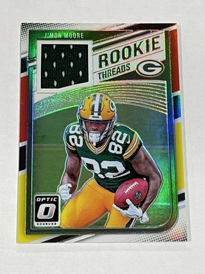 2018 Donruss Optic Football Red & Yellow Relic - J'Mon Moore - Packers