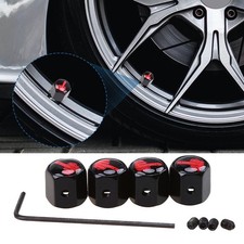 4Pcs Car Wheel Tire Air Pressure Valve Stem Caps Dust Cover Anti-theft Universal