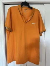 Men's Nike Dri-Fit Orange Golf Polo Shirt Sz X-Large, NWOT