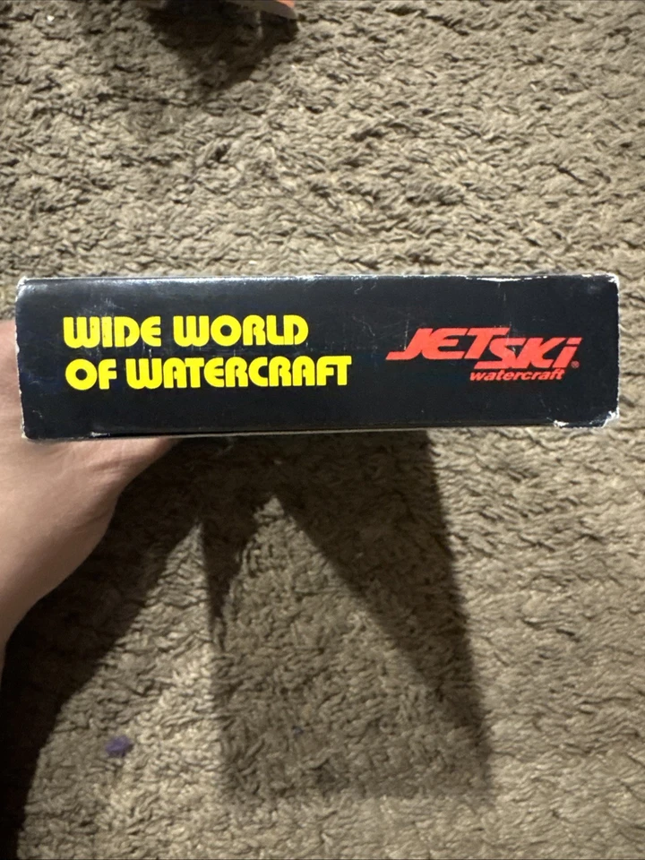 RARE! Action Sports StopWatch Jet Ski Wide World Of Watercraft VHS - Immagine 3 di 4