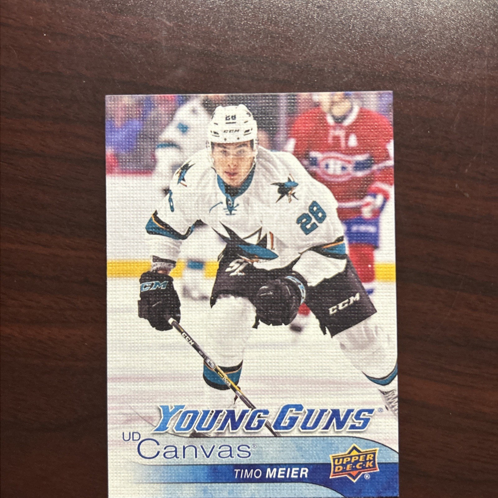 2016-17 Upper Deck - Ud Canvas Young Guns Timo Meier #C225 (RC)