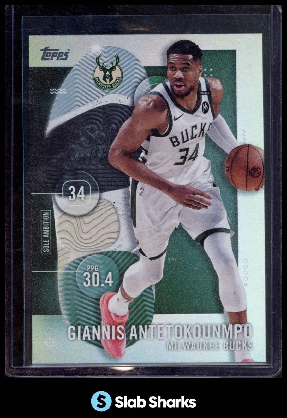 2025 TOPPS #SA-5 GIANNIS ANTETOKOUNMPO SOLE AMBITION SSP