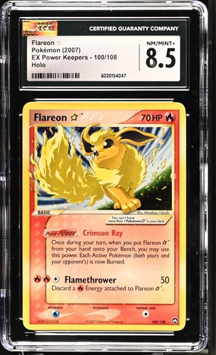 Flareon ★ graded CGC 8.5 for sale on eBay