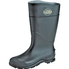 Servus 18822-6 Knee Boots, 6, Black, PVC Upper, Insulated: No