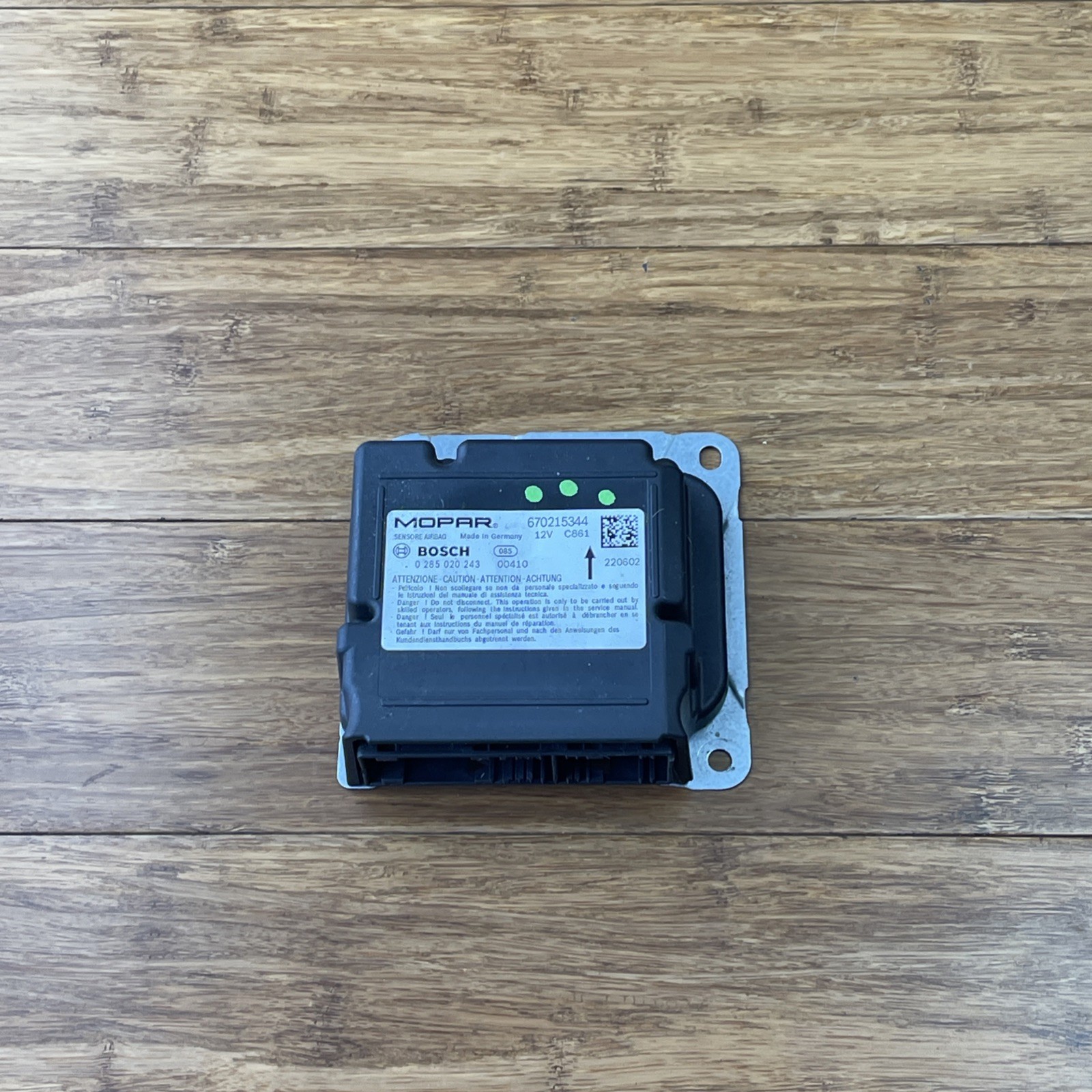 2021-2022 Maserati Levante M161 Restraint Diagnostic Control Module Unit OEM