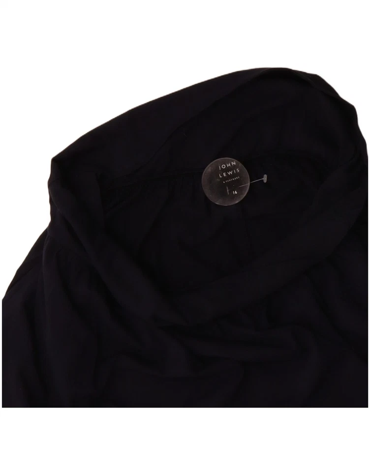 JOHN LEWIS Womens Maxi Flared Skirt UK 16 Large W36  Navy Blue RG09 - Image 3 of 3