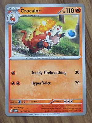 Pokmon TCG Crocalor Scarlet & Violet Paldea Evolved | eBay