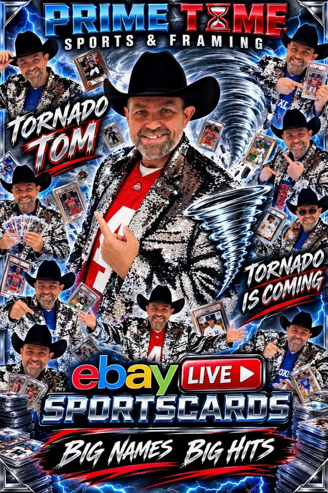 Sports Cards W/ Tornado Tom!