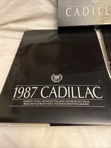 NOS 1987 Cadillac Full Lineup Box Press Kit, Huge W/new Allante’ & Limo info - Picture 2 of 23