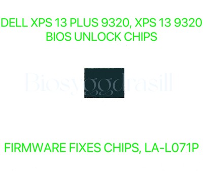 DELL XPS 13 PLUS 9320, DELL XPS 13 9320, ADMIN NO PASSWORD BIOS CHIP LA-L071P