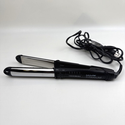 BaBylissPRO Prima Titanium Flat Iron 1'' Hair Straightener 450F Professional