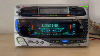 ALPINE CDA-W550J 2DIN Car Audio CD Cassette Player Operation