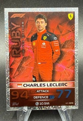 Topps Turbo Attax 2023 # Charles Leclerc Ruby Limited Edition LE28RB # Ultra RAR