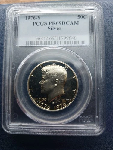 1976 S, PROOF 69, DEEP CAMEO SILVER, PCGS.