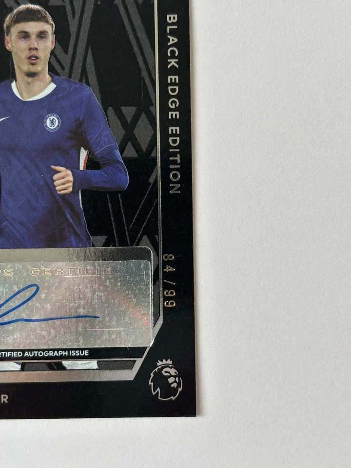 Cole Palmer Topps 2025-26 Premier League Edición Borde Negro - Automático/99 Foto 4 de 4
