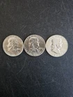 FRANKLIN HALF DOLLARS (3)