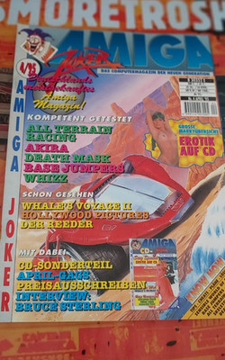 Amiga Joker 4/95 1995 Commodore Computer-Game Magazin + Poster 16-bit Classic