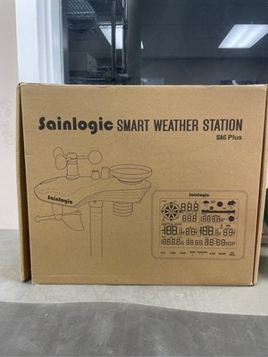Sainlogic Smart WiFi Weather Stations Wireless Indoor Outdoor SA6 Plus,24/7 AI W