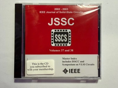 All issues(PDF) of IEEE Journal of Solid-State Circuits JSSC SSCS 2002-3 NEW CD