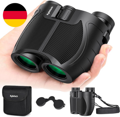 Kompakt Fernglas 12X25, Leichtes Ferngläser Für Erwachsene Und Kinder, FMC Multi