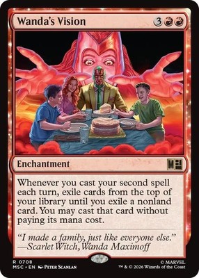 Wanda's Vision Commander: Marvel Super Heroes Foil