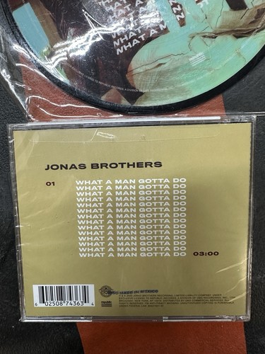 Jonas Brothers What A Man Gotta Do Single Cassette & 7 " Vinyl + CD New - Bild 7 von 8