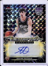2025 Topps Finest Electrifying Signatures Maxime Raynaud 01/25 ESG-MR Kings Auto