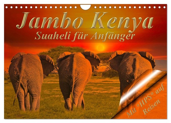 "Calendar 2027 · US Version · Jambo Kenya (Wall Calendar 2027 12\" × 8\" Landscape)"-image