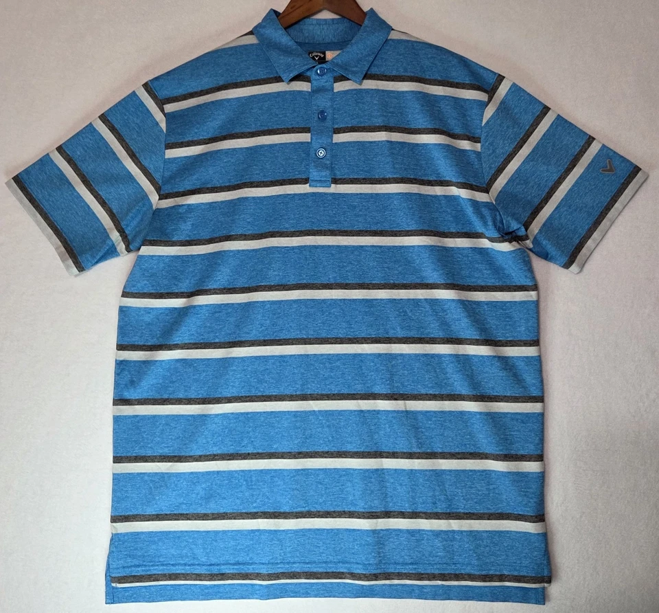 Lote de x3 polos de golf Callaway Opti-Dri Performance - para hombre talla L 251 de EE. UU. Foto 2 de 4