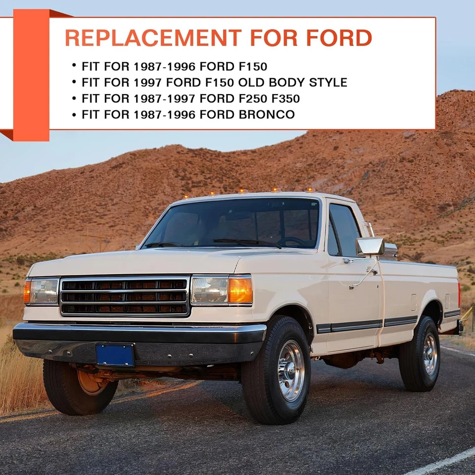 Window Molding Trim Seal Front Fit for Ford F-150 F-250 F-350 Bronco 1987-1996 Foto 2 de 4