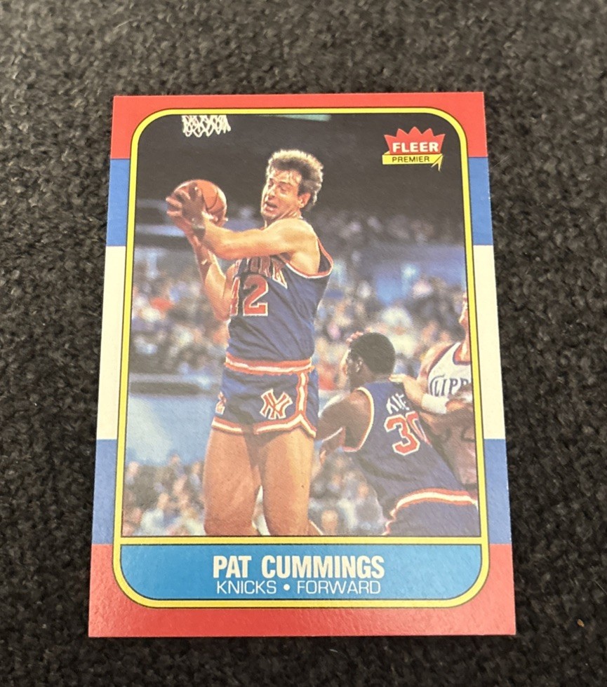 1986-87 Fleer Basketball # 19 Pat Cummings MINT Pack Fresh