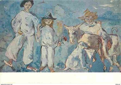 AK - Kunst - Malerei - Grün - Im Land der Steine - CPM - siehe Scan
