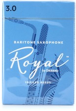 D'Addario Royal Baritone Saxophone Reeds - 3.0 (10-pack)