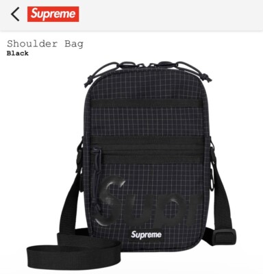 バッグ Supreme 19ss shoulder bag black Supreme シュプリーム 19SS Shoulder Bag ショルダーバッグ