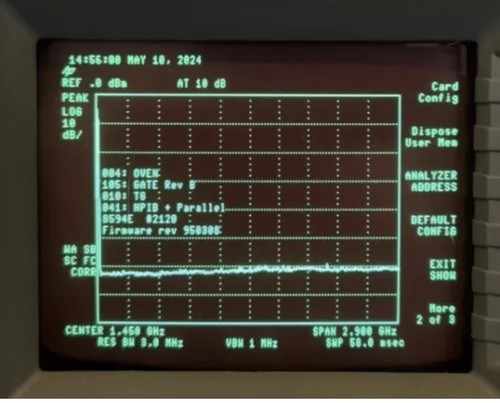 HP Agilent Keysight HP 8594 Spectrum Analyzer 4 Opts Tracking Generator TG 010 - Picture 3 of 14
