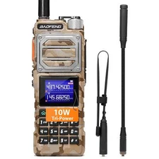 Baofeng UV-25 Dual Band Radio | 10W | NOAA | Airband | 5200mAh | USB-C Charging