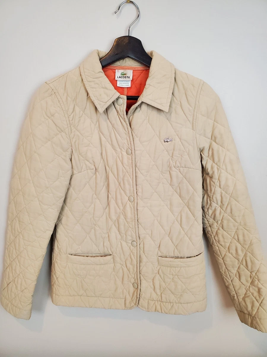 Lacoste quilted cheap jacket