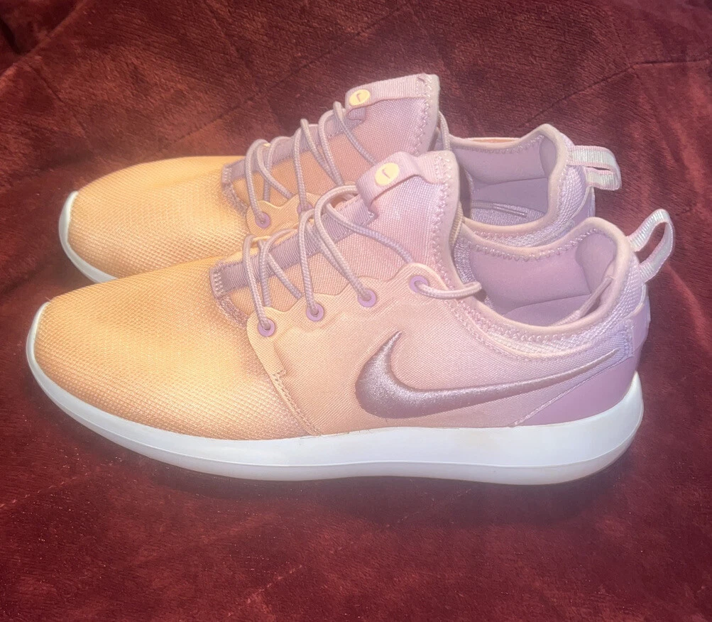 Nike Orange Purple Pastel Ombre Running Shoe Sneaker Women Sz 12