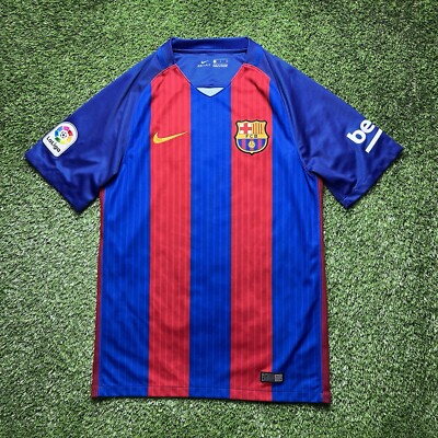 NIKE FC バルセロナ 2017 ユニフォーム メッシ MESSI 10番 NIKE FCバルセロナ 17/18 ユニフォーム ホーム 半袖 レプリカ【胸